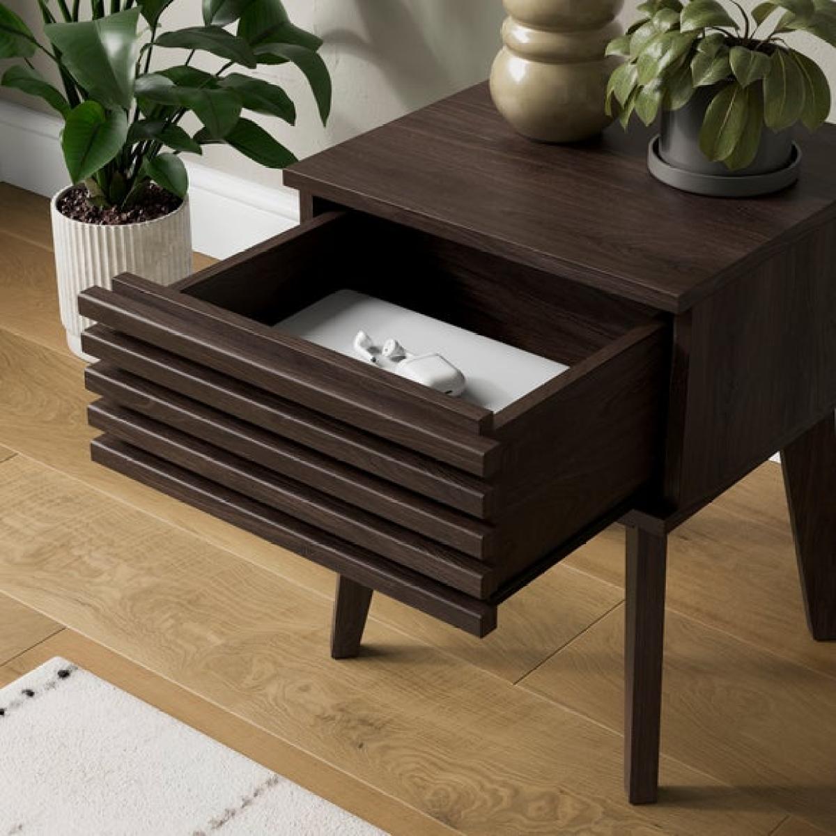 Set of 2 Helms 1 Drawer Bedside Tables – image 3
