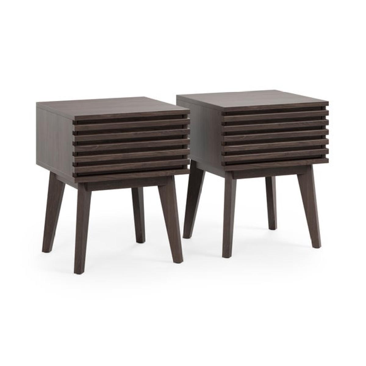 Set of 2 Helms 1 Drawer Bedside Tables – image 8