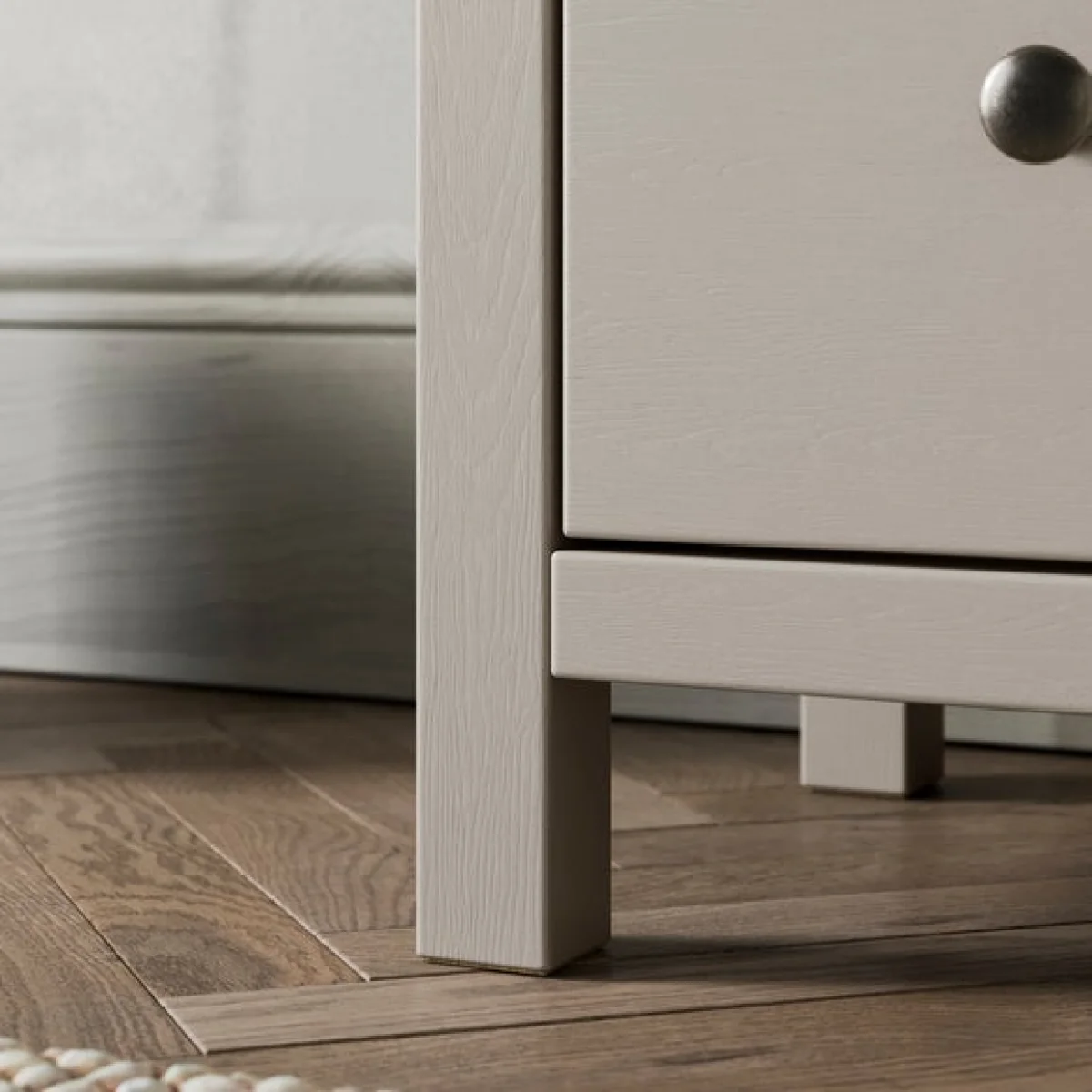 Olney Slim 2 Drawer Bedside Table – image 5