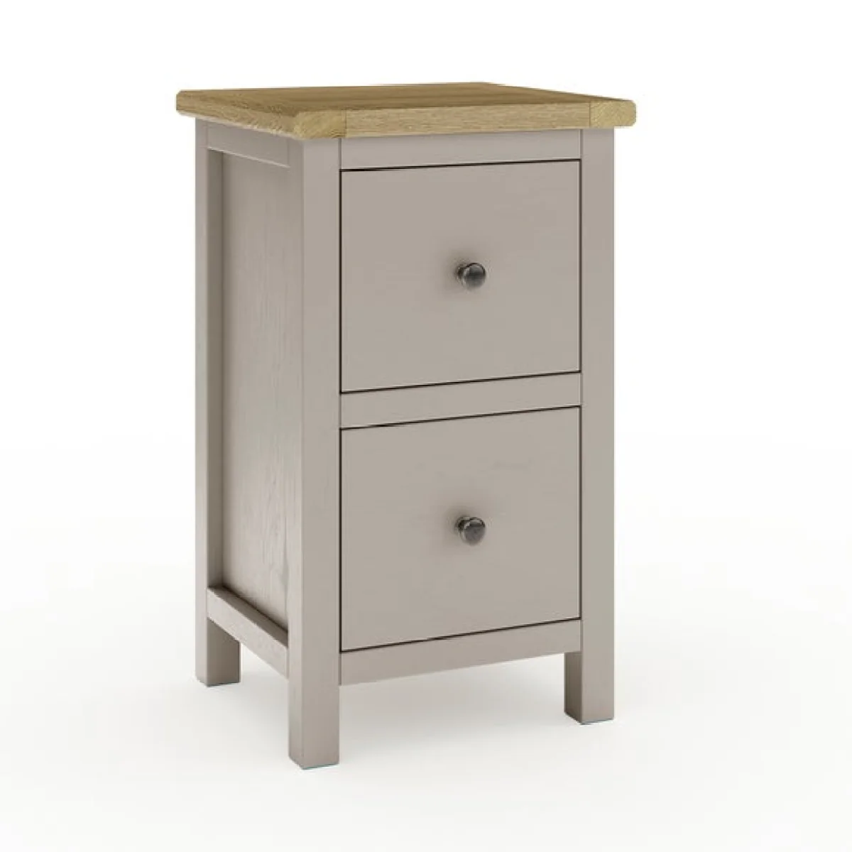 Olney Slim 2 Drawer Bedside Table – image 7