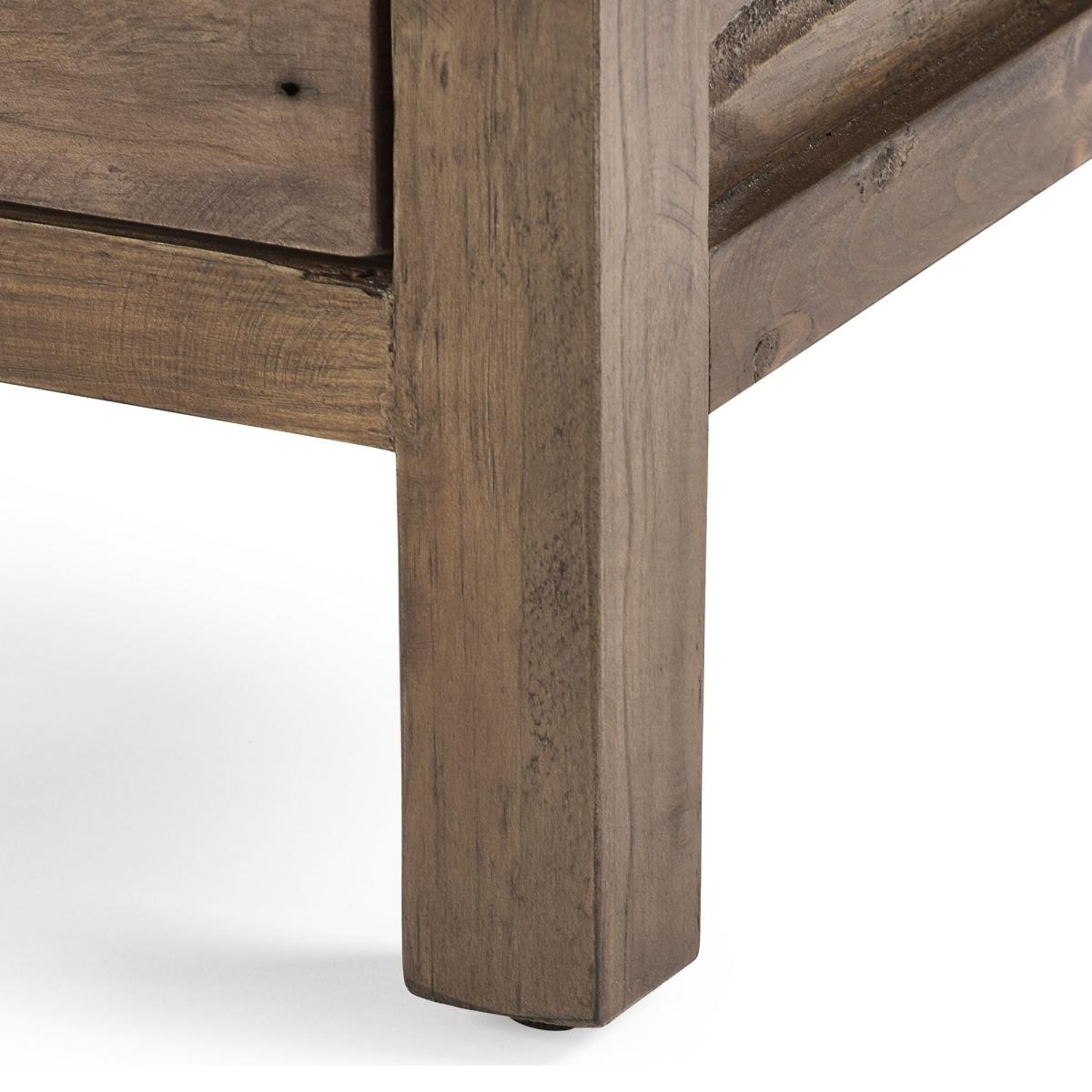 Homer 3 Drawer Bedside Table, Pine Pine – image 7