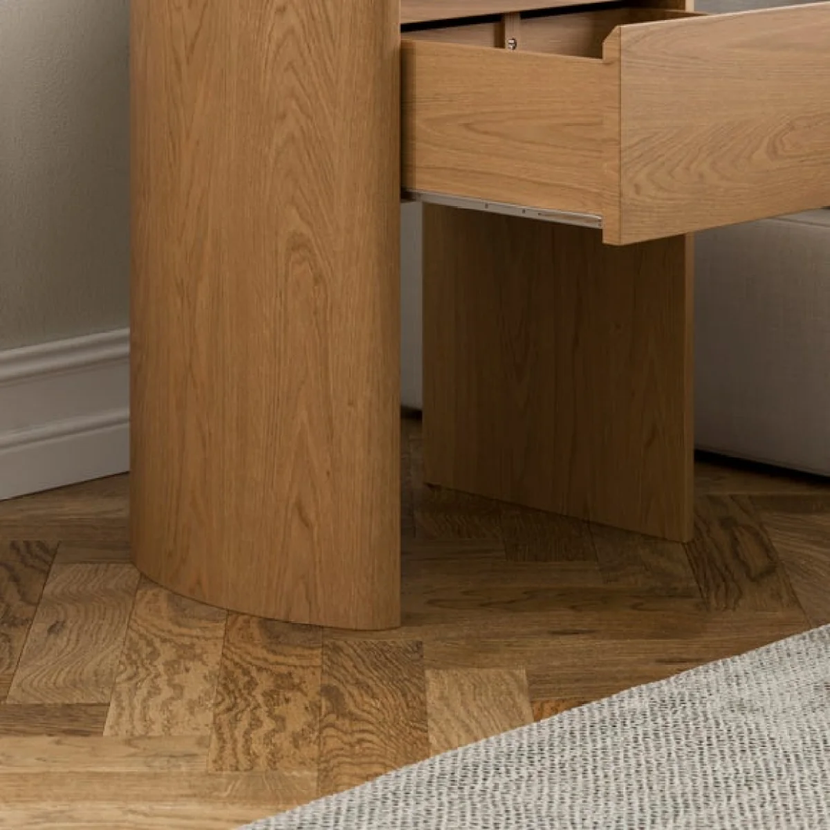 Stevie Compact 1 Drawer Bedside Table – image 5