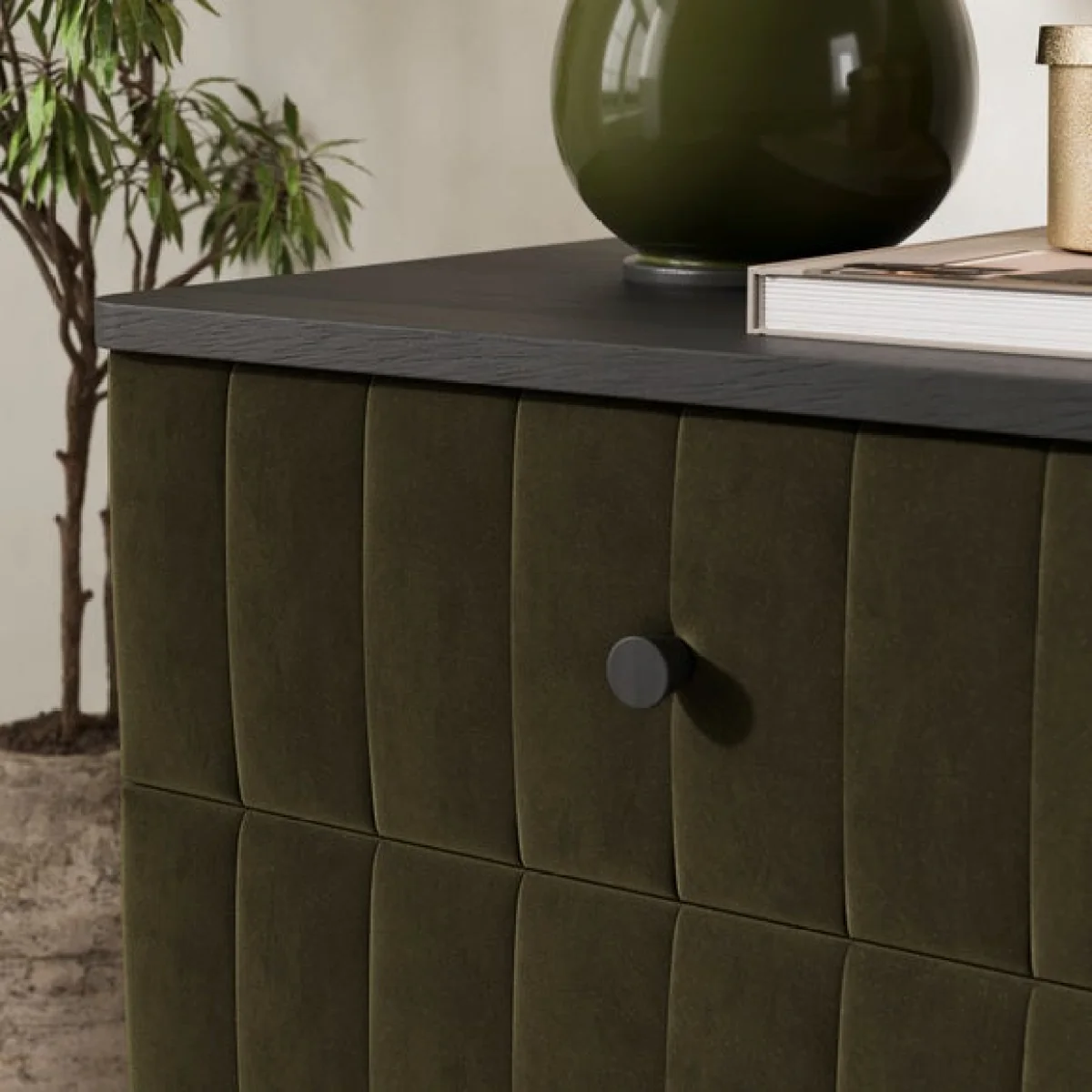 Alara 2 Drawer Bedside Table – image 4