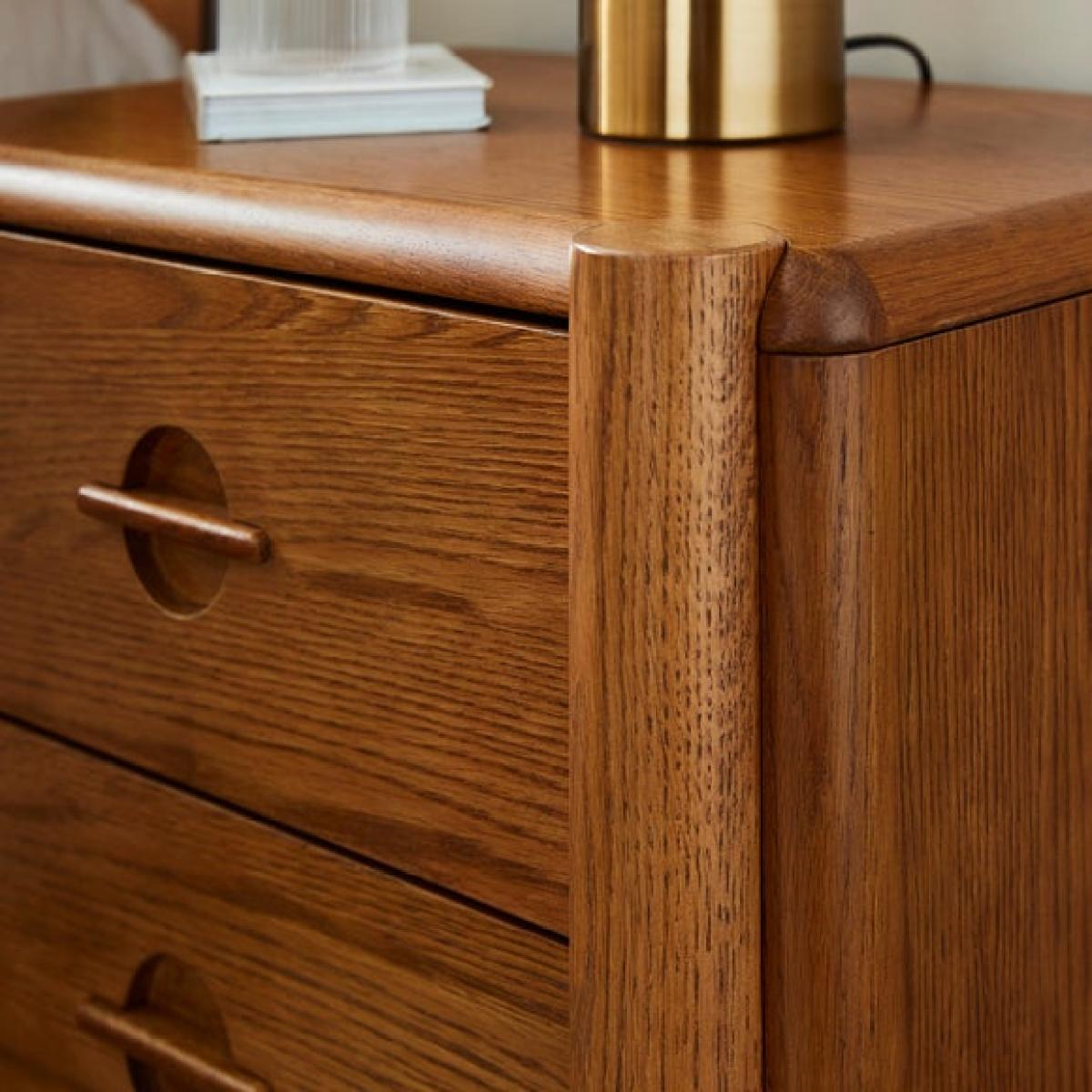 Reeva 2 Drawer Bedside Table – image 5