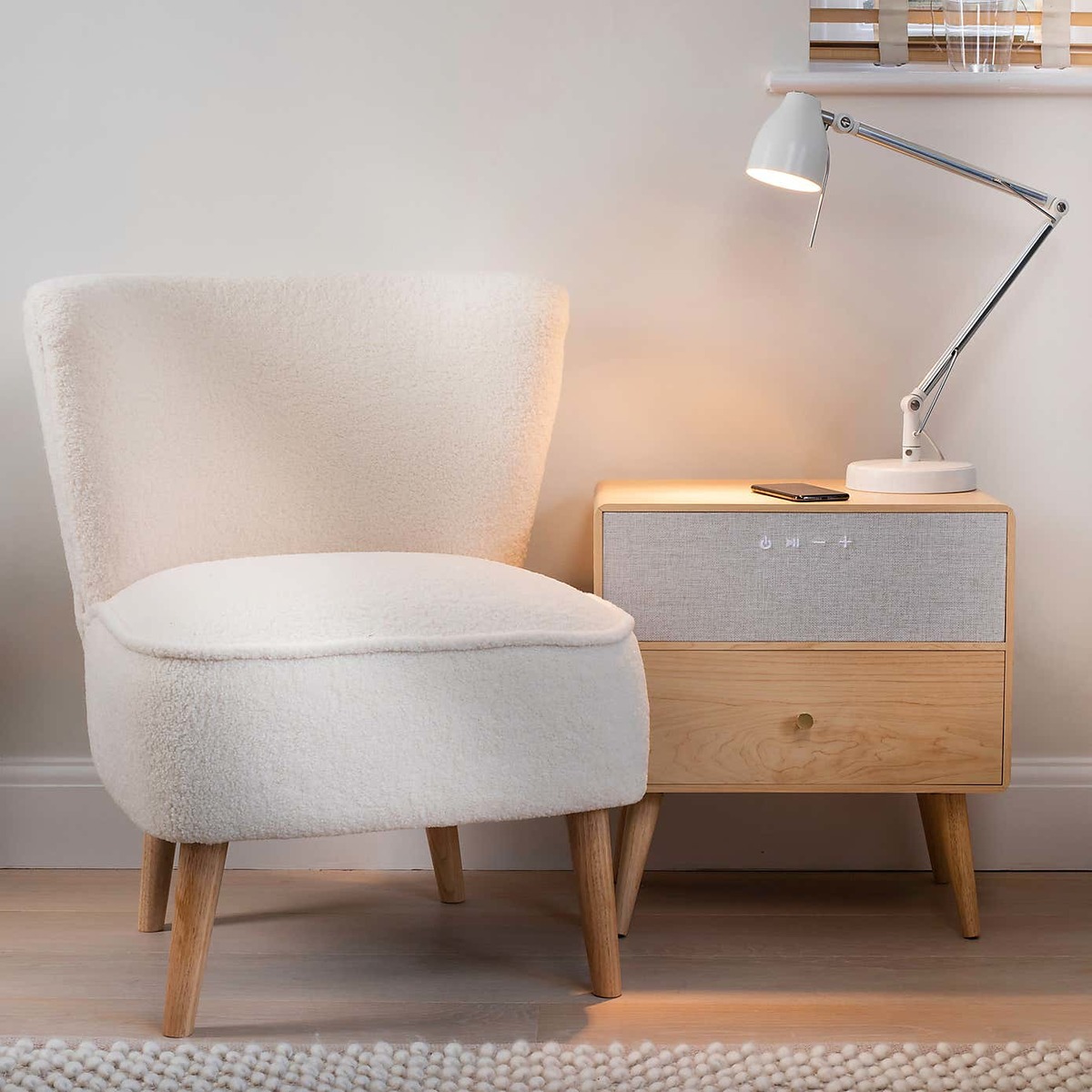 Ralph Smart Bedside Table Brown – image 2