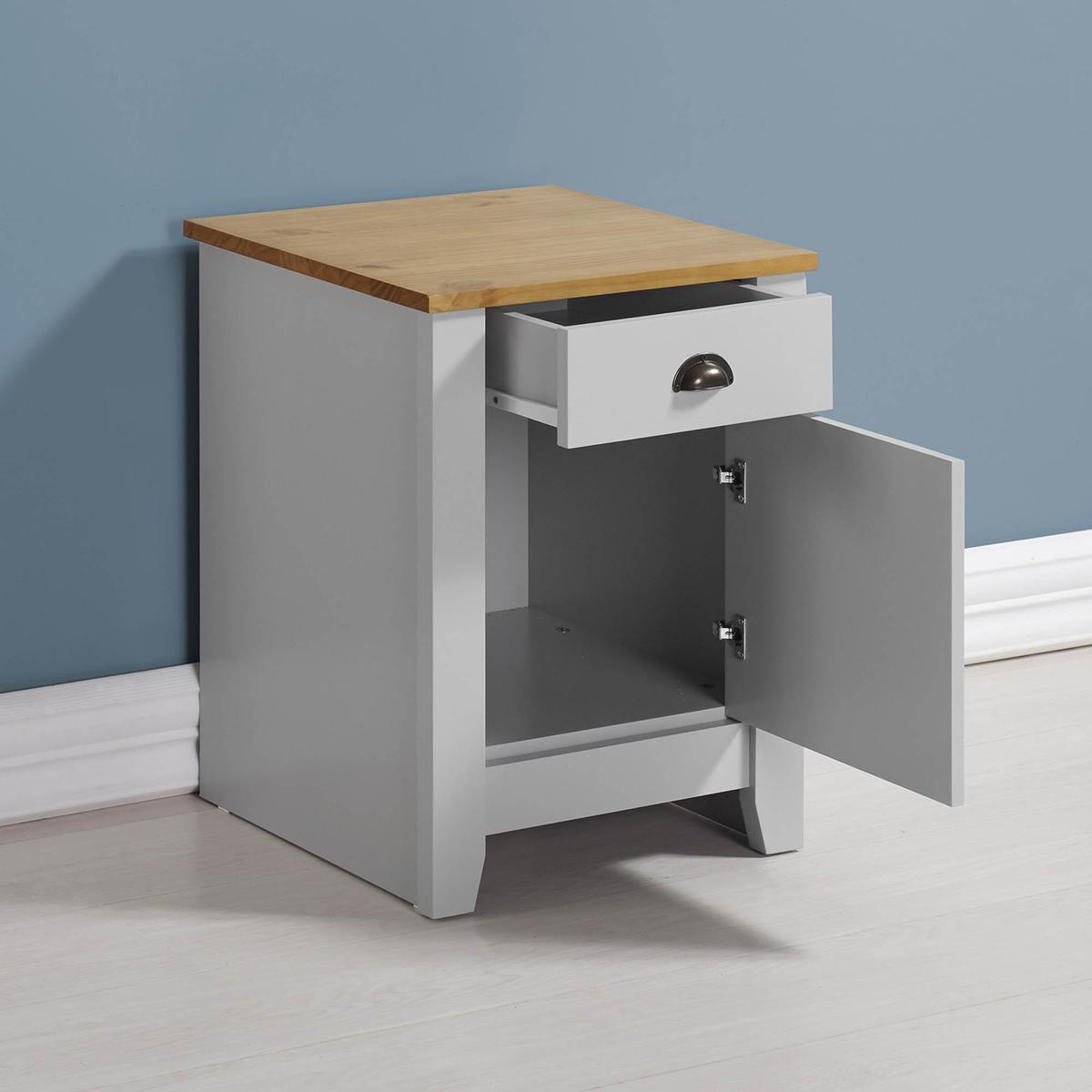 Ludlow Grey Bedside Grey – image 3