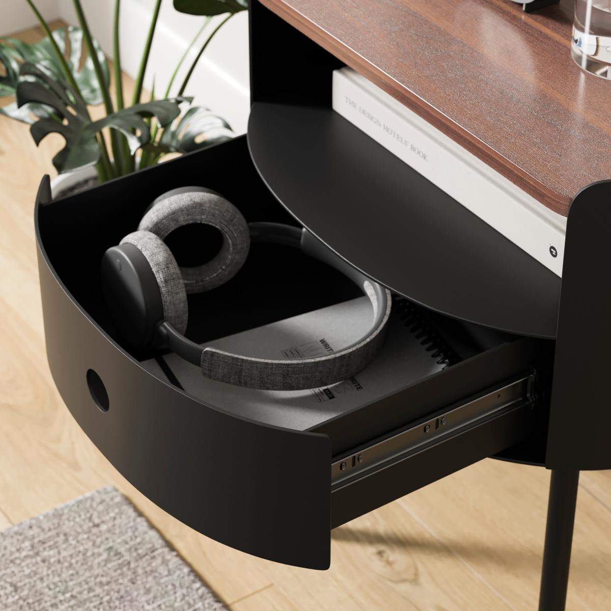 Elements Griffin Compact Bedside Table Black – image 4