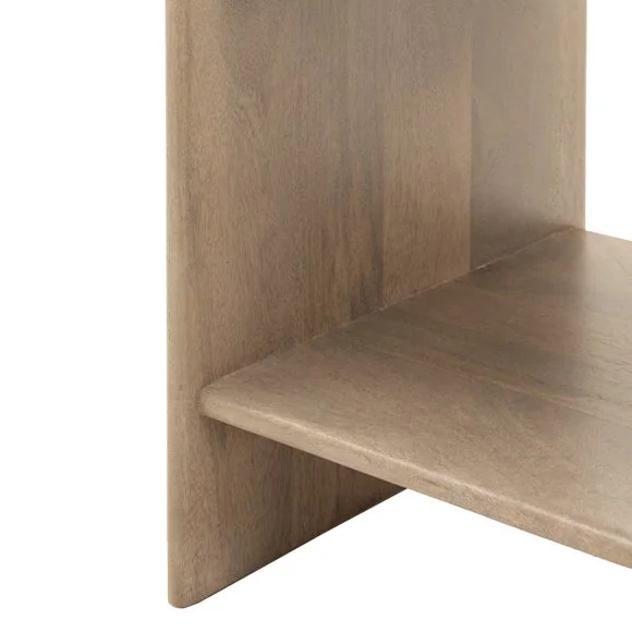 Cedar & Sage Ontario Mango Wood 1 Drawer Wide Bedside Table – image 9
