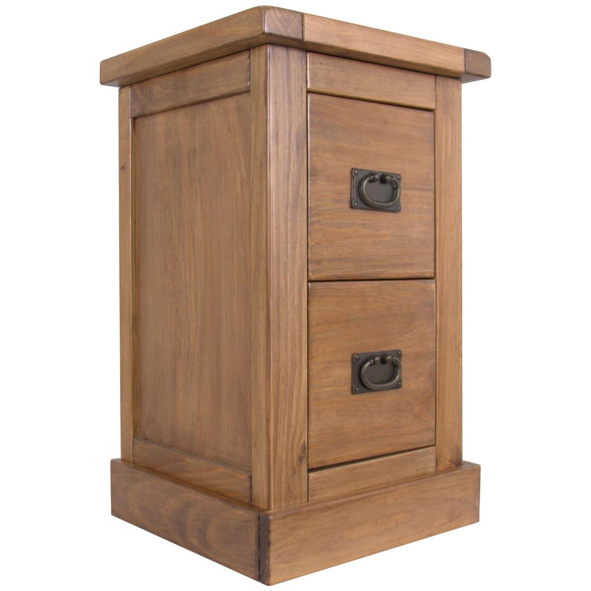 Olton 2 Drawer Bedside Natural – image 2