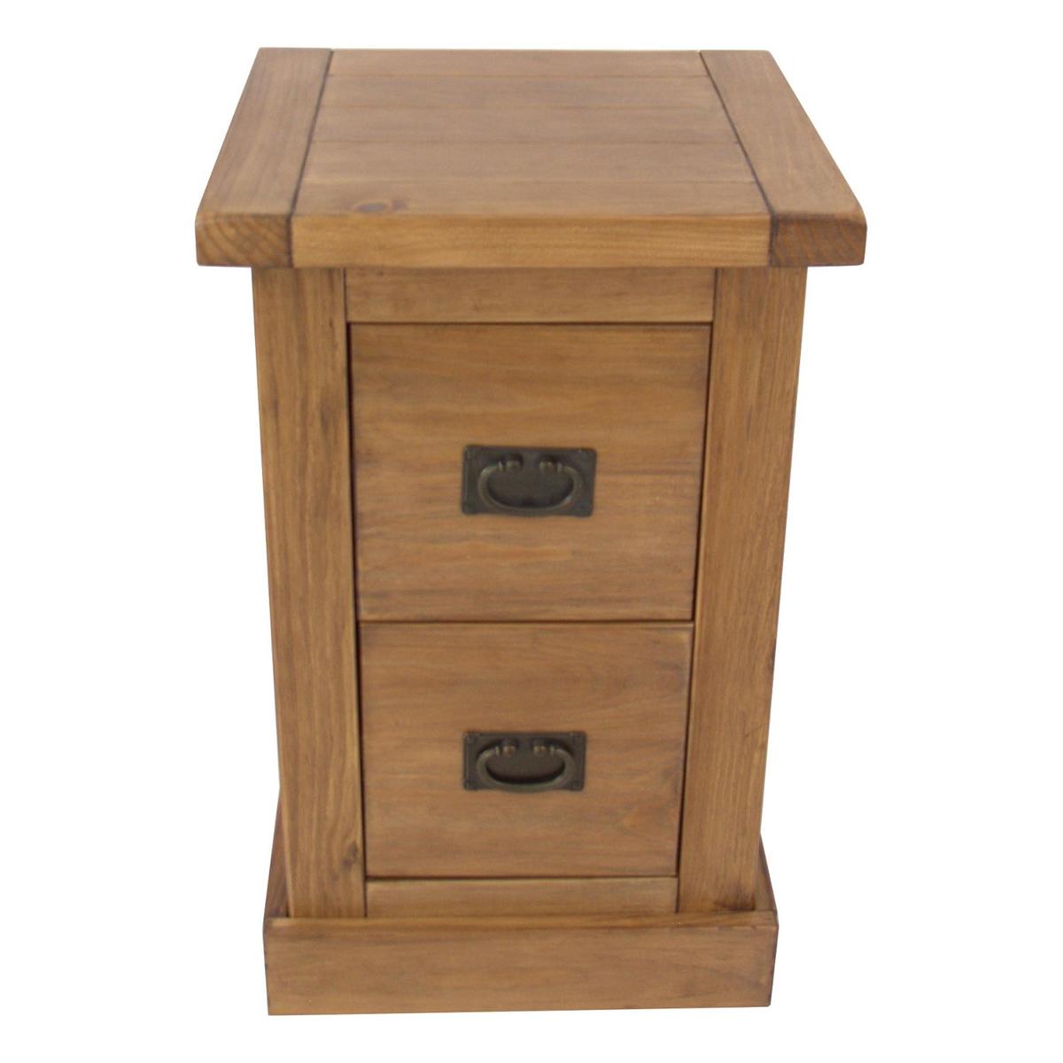 Olton 2 Drawer Bedside Natural – image 5