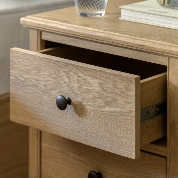 Cedar & Sage Marion 2 Drawer Bedside Table – image 3