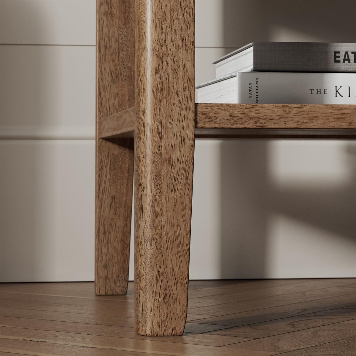 Portland 1 Drawer Bedside Natural – image 6