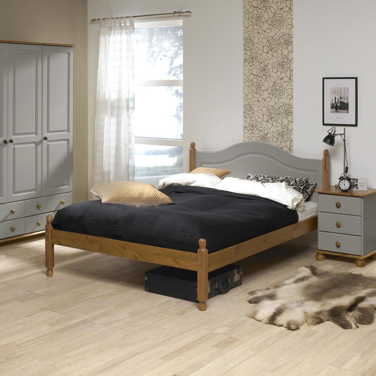Colburn Grey 3 Drawer Bedside Grey – image 5