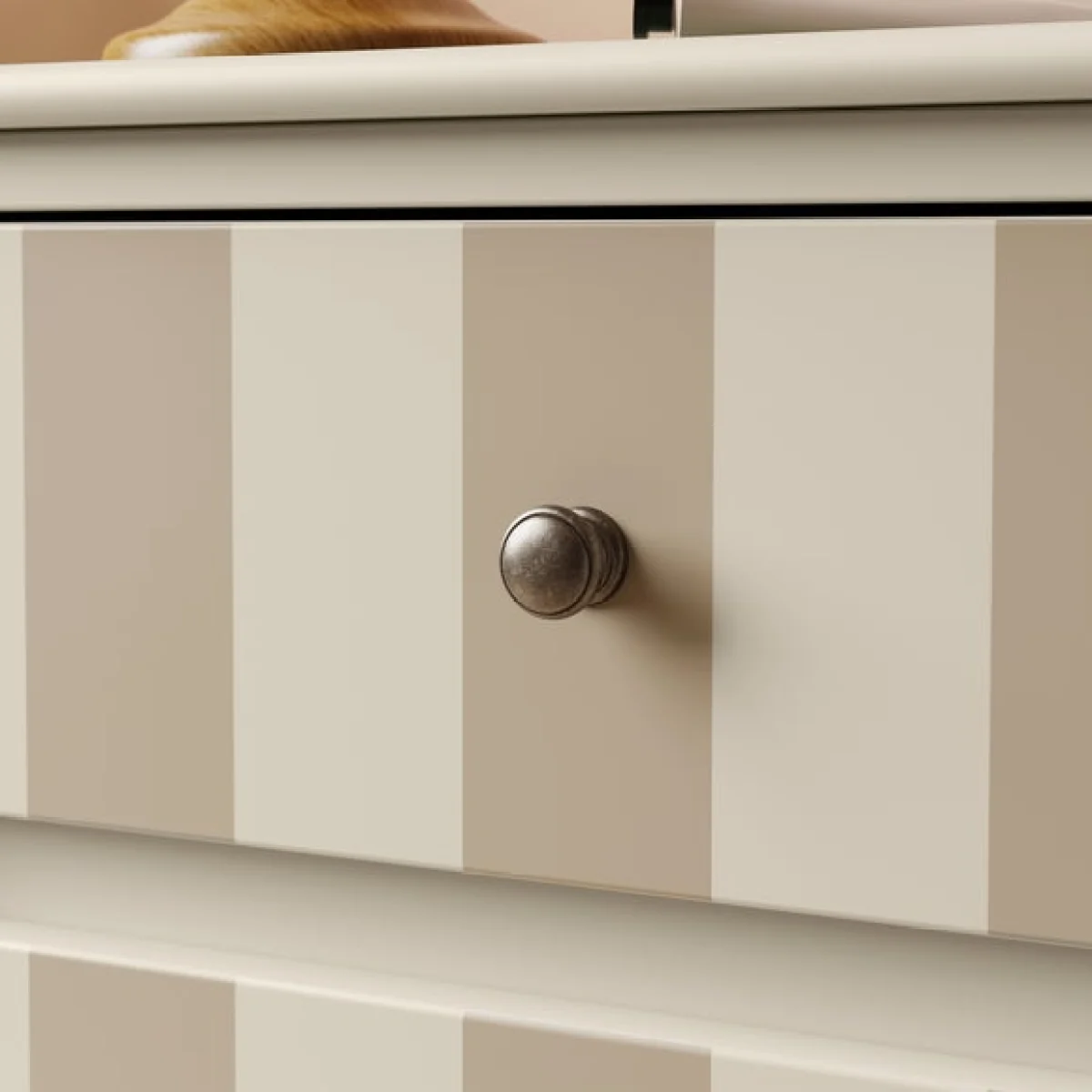 Beatrice Wide 2 Drawer Bedside Table – image 4