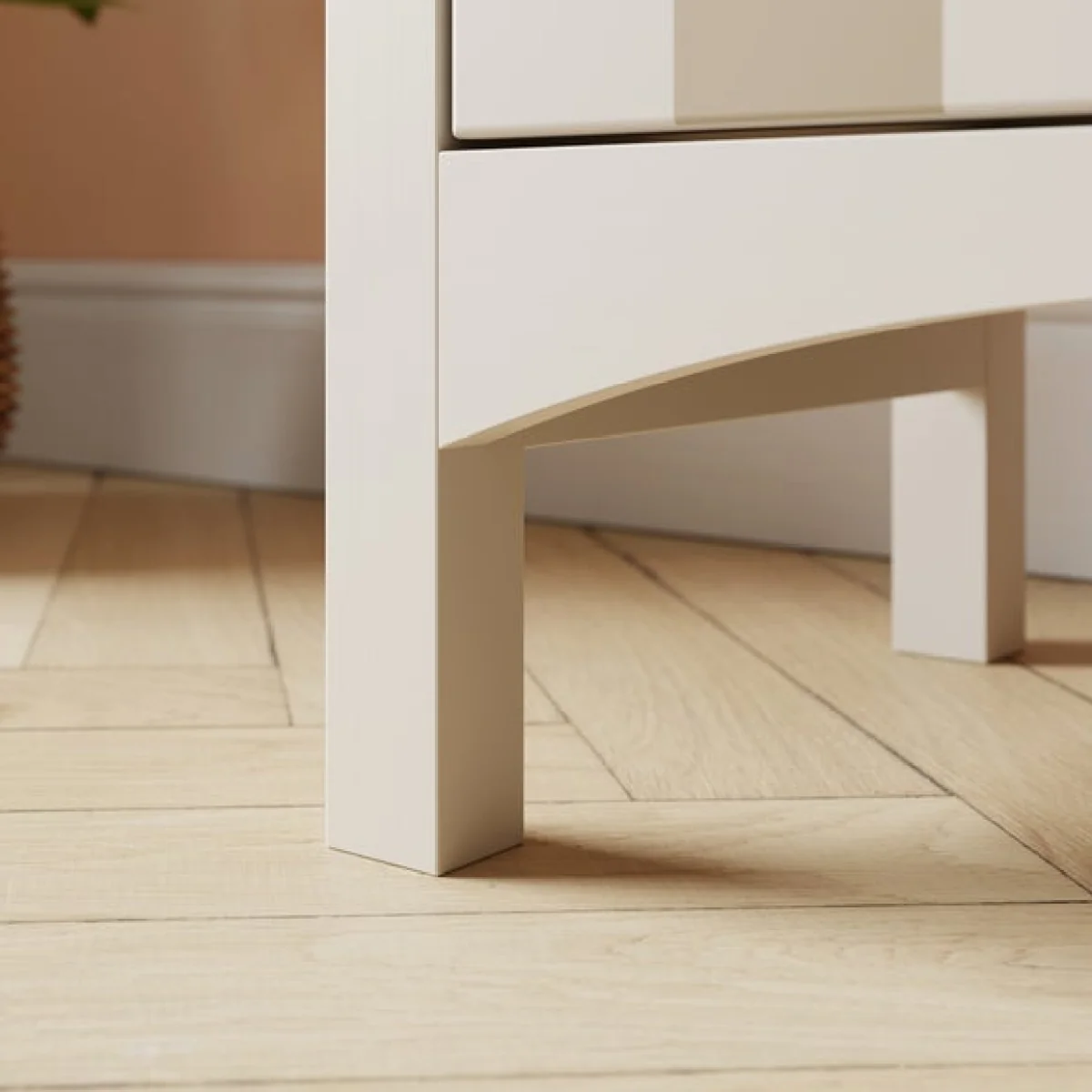 Beatrice Wide 2 Drawer Bedside Table – image 5