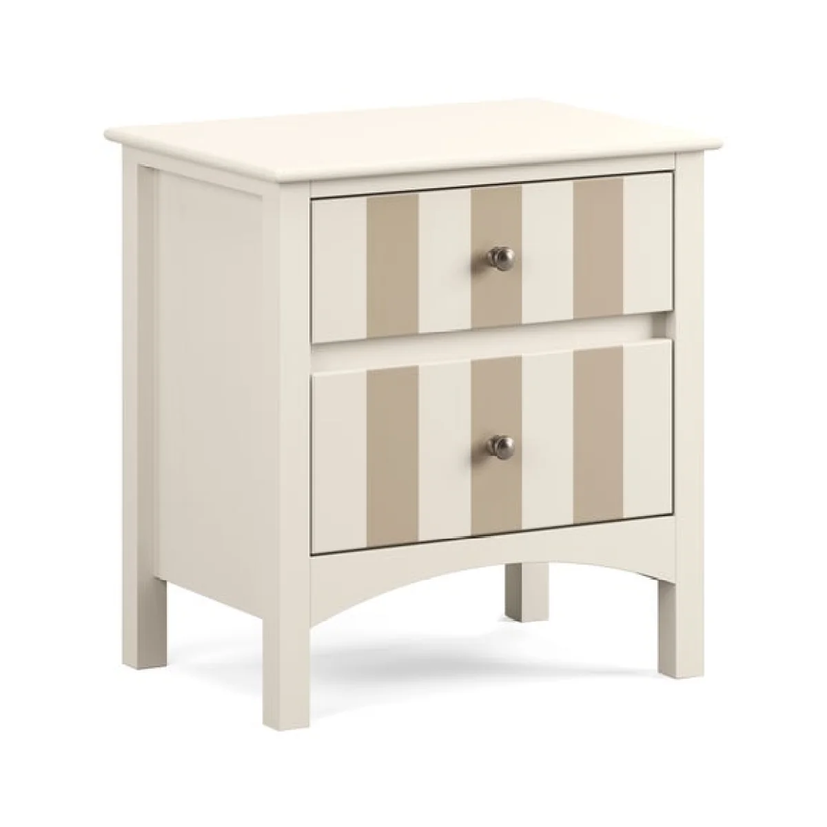 Beatrice Wide 2 Drawer Bedside Table – image 6