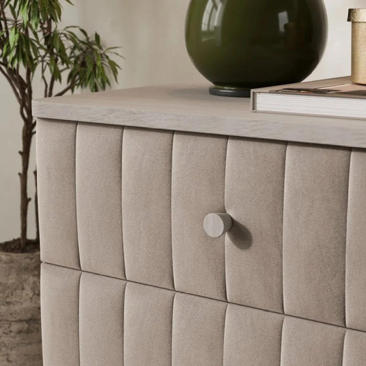 Alara 2 Drawer Bedside Table – image 4