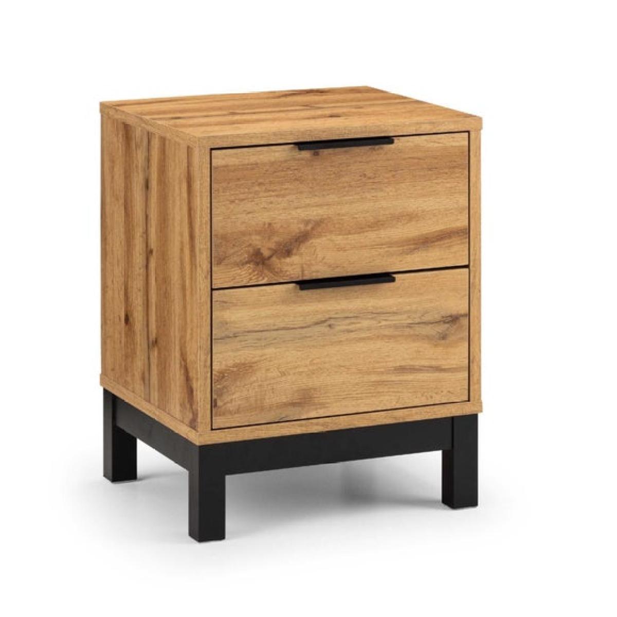 Bali 2 Drawer Bedside Table – image 2