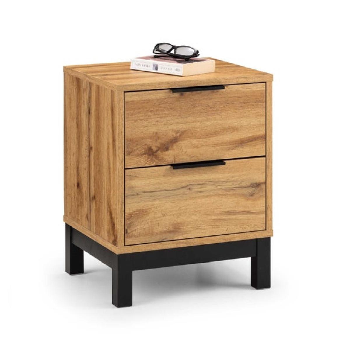 Bali 2 Drawer Bedside Table – image 3