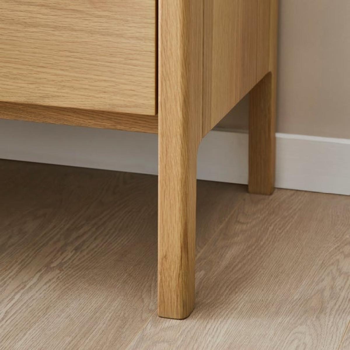 Return - Elements Holmes Compact Bedside Table, Oak – image 5