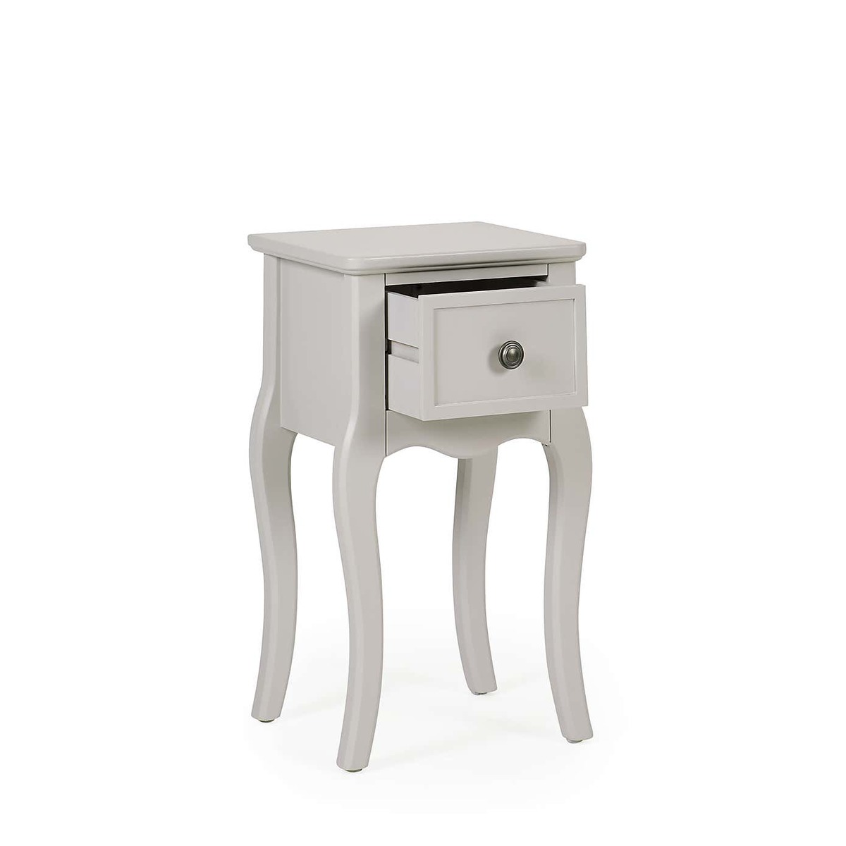 Clara 1 Drawer Bedside Table Grey – image 4