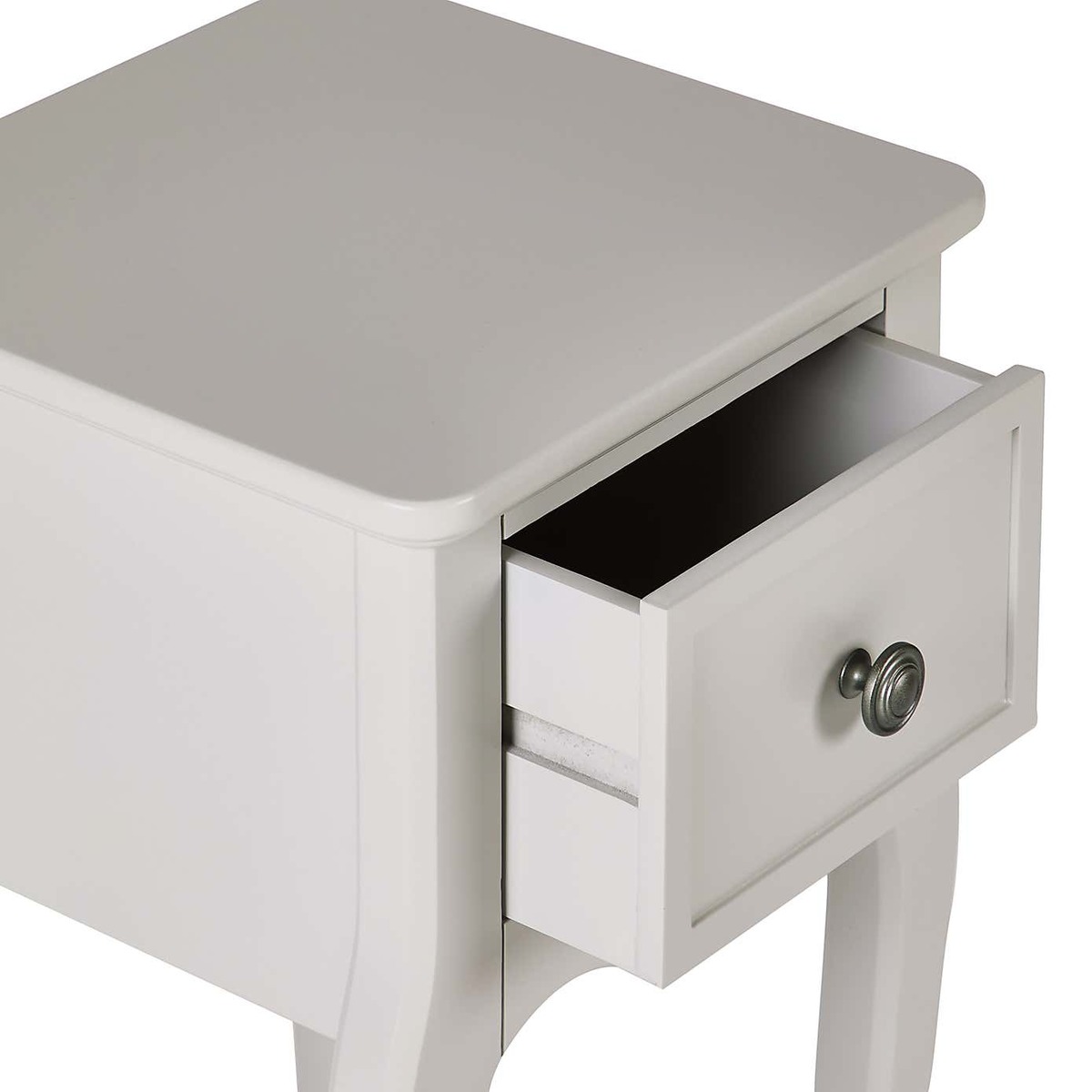 Clara 1 Drawer Bedside Table Grey – image 5
