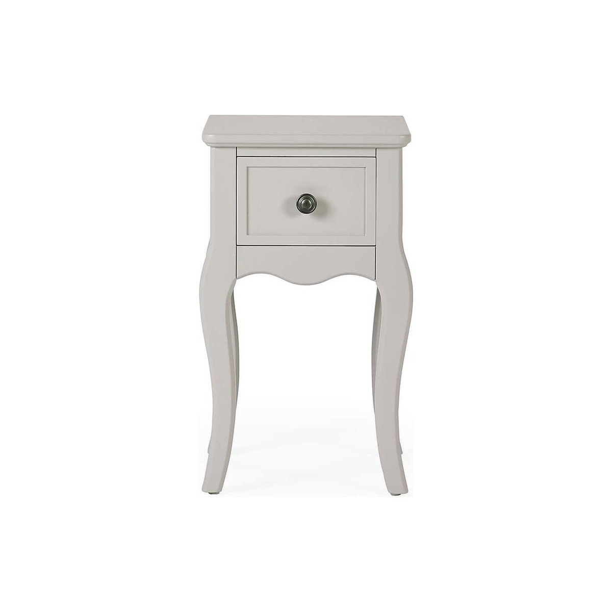 Clara 1 Drawer Bedside Table Grey – image 2