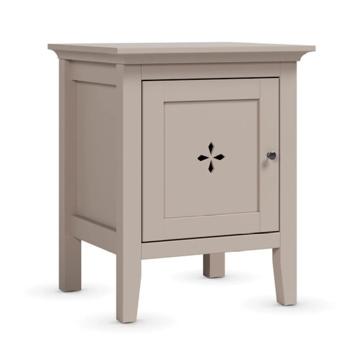 Lynton Petal Cut Out 1 Door Bedside Table – image 6