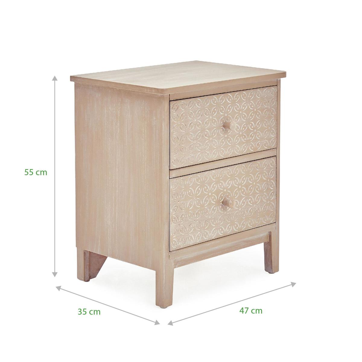 Ivy Bedside Table Natural – image 7