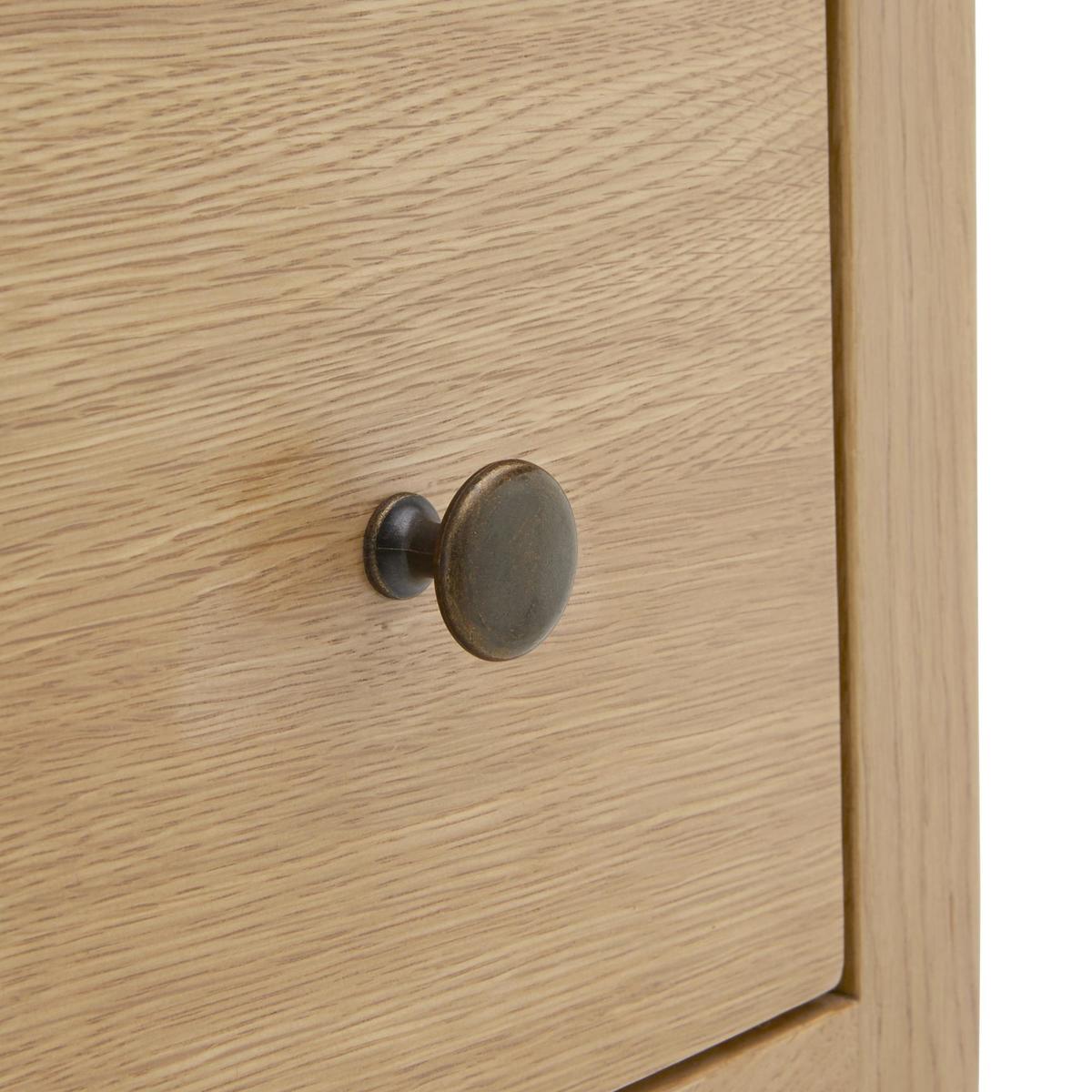 Sherbourne Oak Slim Bedside Table Natural – image 5