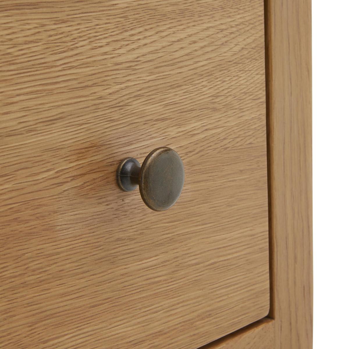 Sherbourne Oak Slim Bedside Table Natural – image 6