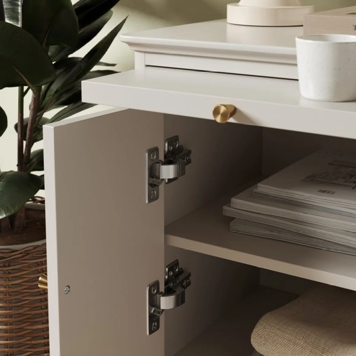Ottilie 2 Door Bedside Table – image 4