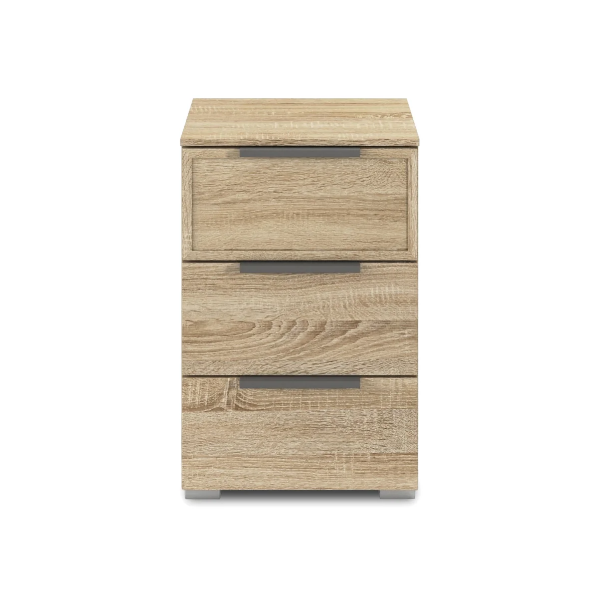Rauch - Cadre 3 Drawer Bedside Cabinet - Sonoma Oak – image 1