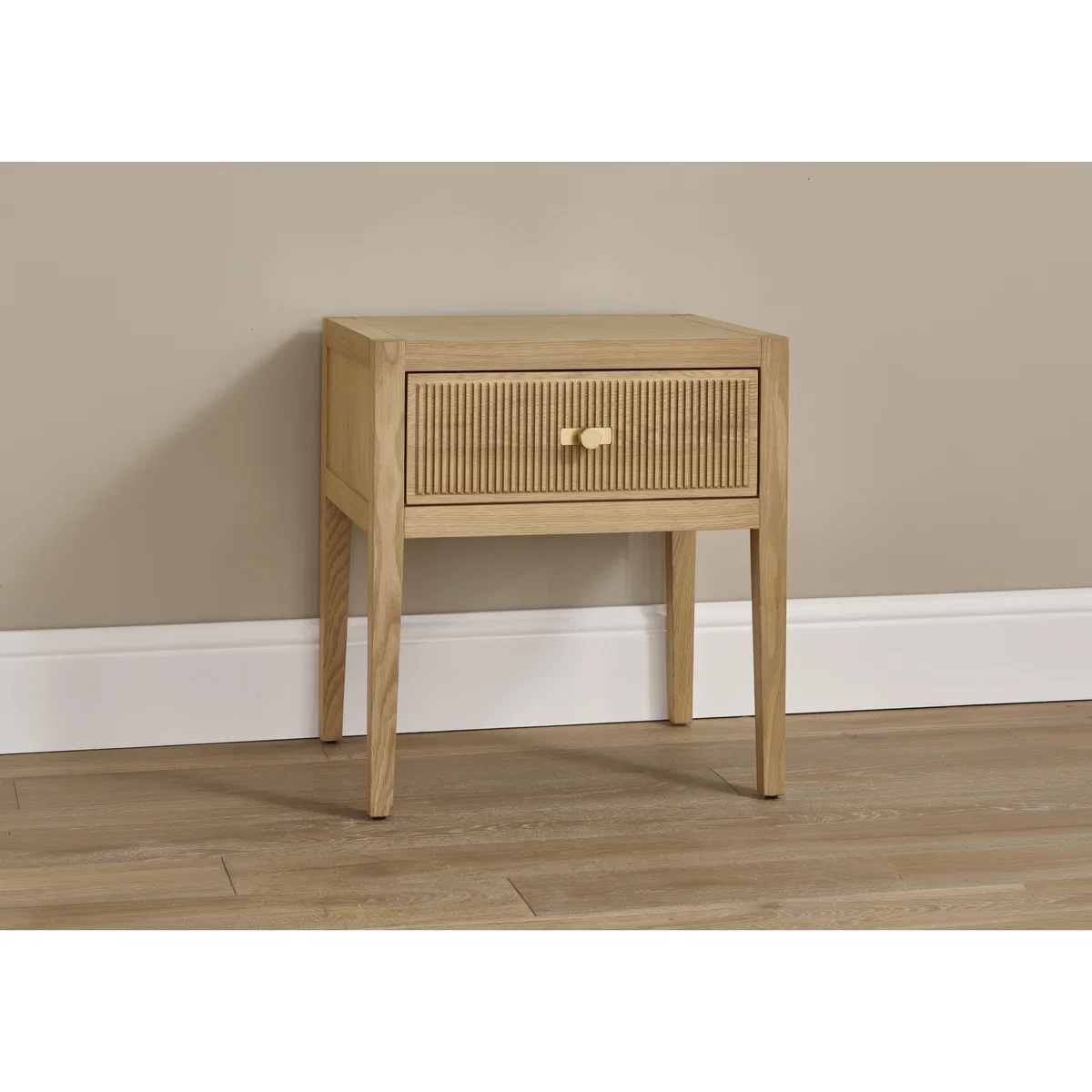 Alicent 1 Drawer Bedside Table - Living Room Furniture - In Time for Christmas – image 2