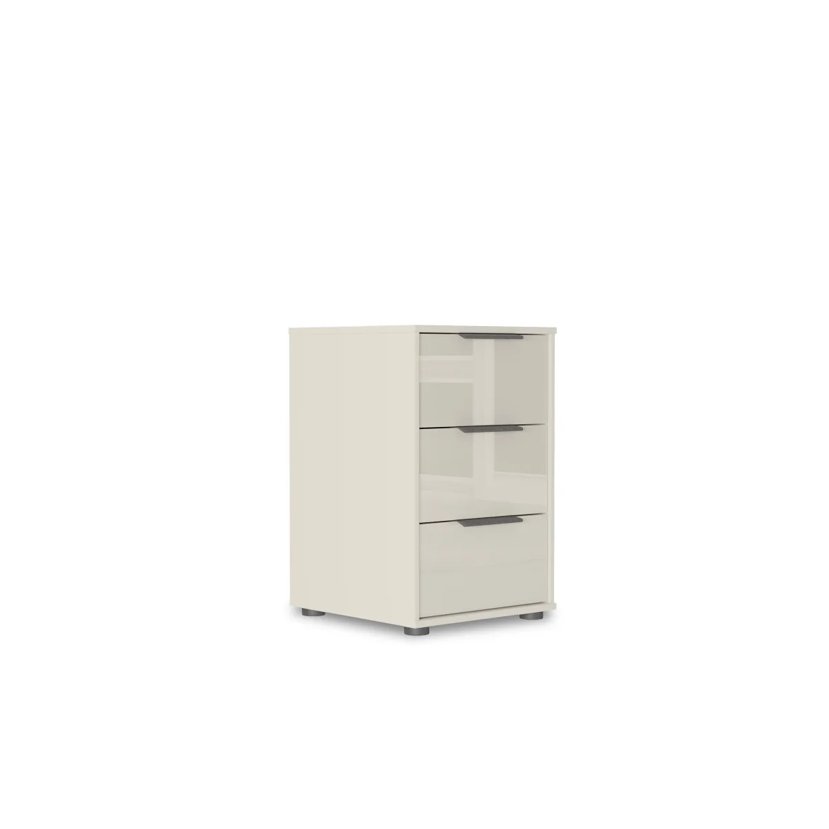 Wiemann - Instinct 40cm 3 Drawer Glass Bedside Cabinet - Bedroom Furniture - In Time for Christmas – image 3