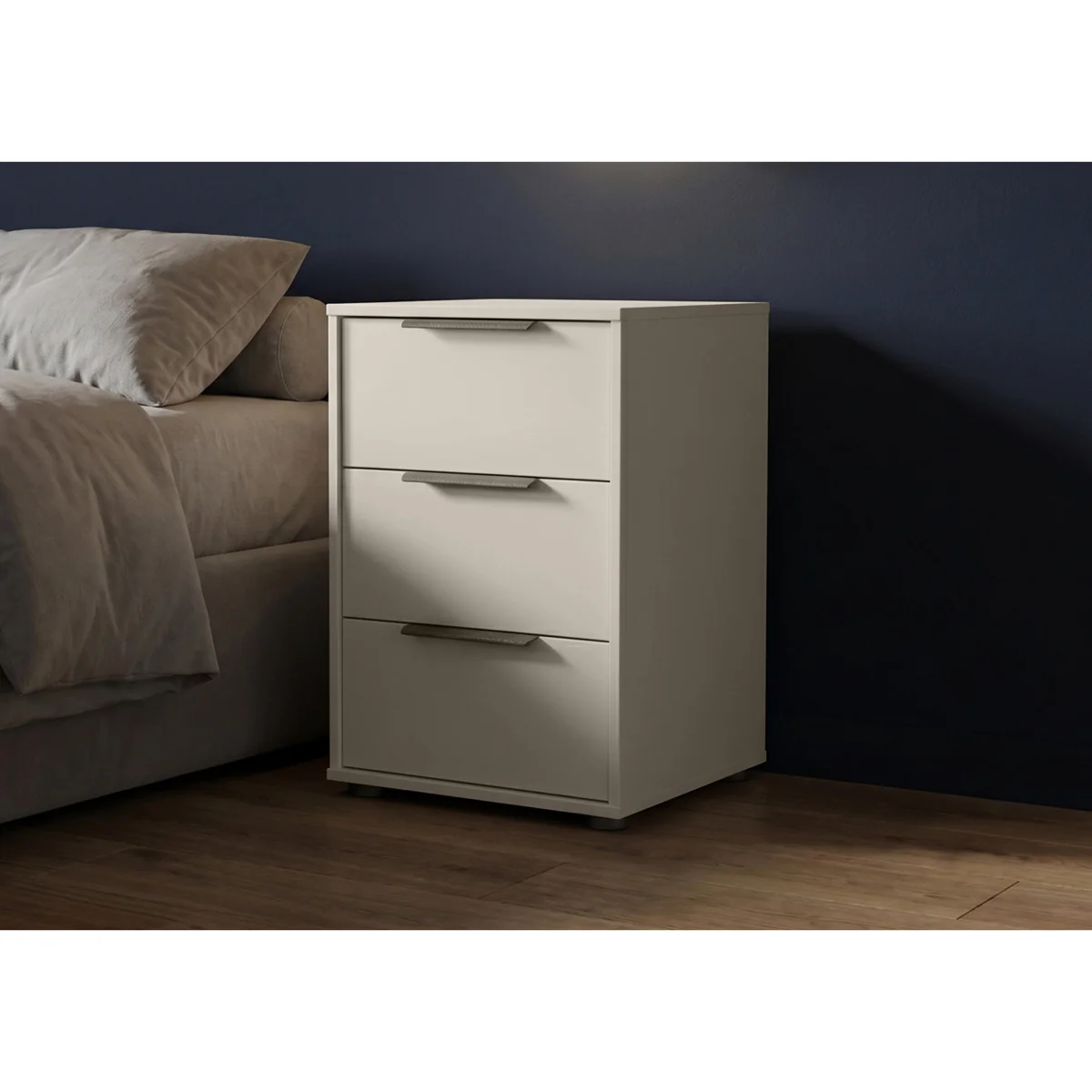 Wiemann - Instinct 40cm 3 Drawer Matt Finish Bedside Cabinet - Bedroom Furniture - In Time for Christmas – image 2