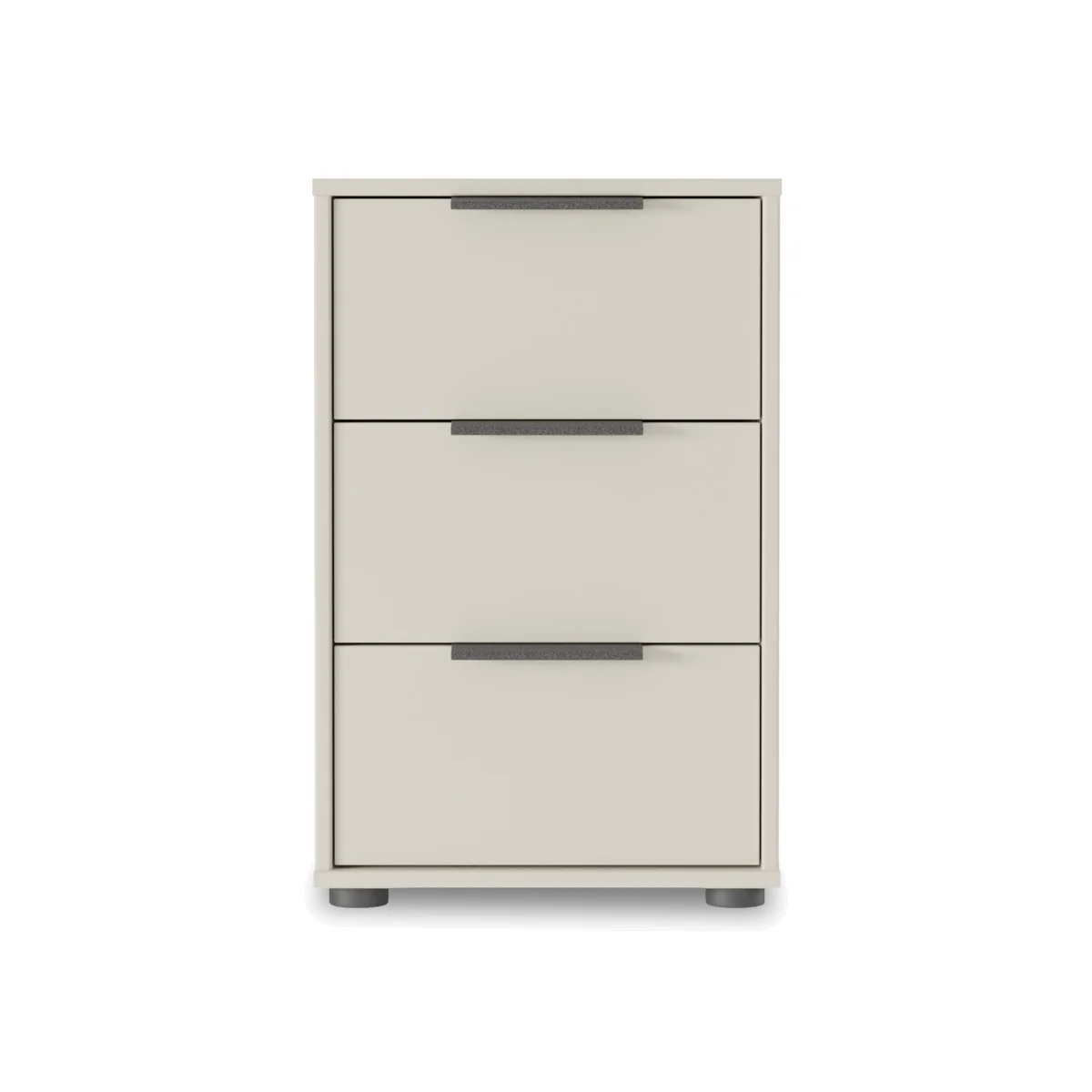 Wiemann - Instinct 40cm 3 Drawer Matt Finish Bedside Cabinet - Bedroom Furniture - In Time for Christmas – image 1