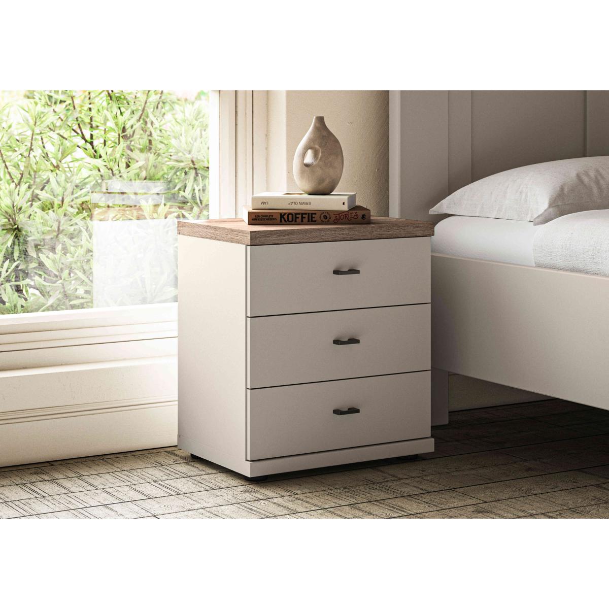 Wiemann - Adeline 3 Drawer Bedside Cabinet - Sage – image 2