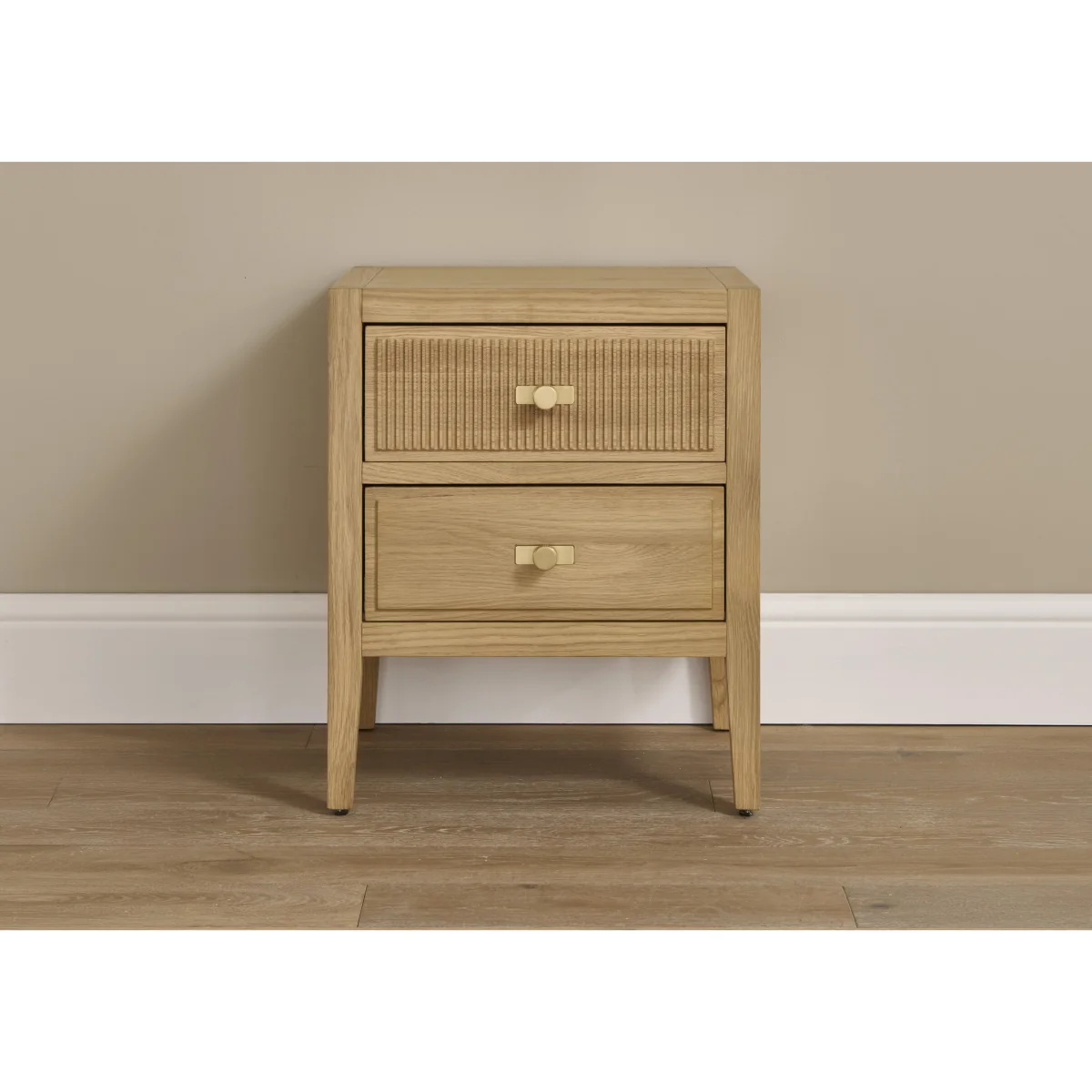 Alicent 2 Drawer Bedside Cabinet - Bedroom Furniture - In Time for Christmas – image 3