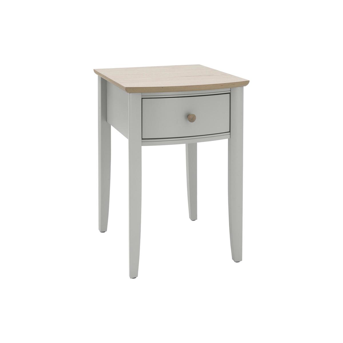 Cotswold 1 Drawer Bedside Cabinet - Grey – image 2