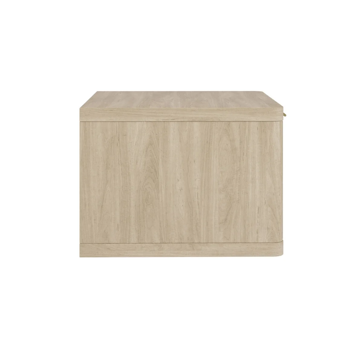 Oak Ribbed Floating Bedside Table with Drawer - Valencia – image 7