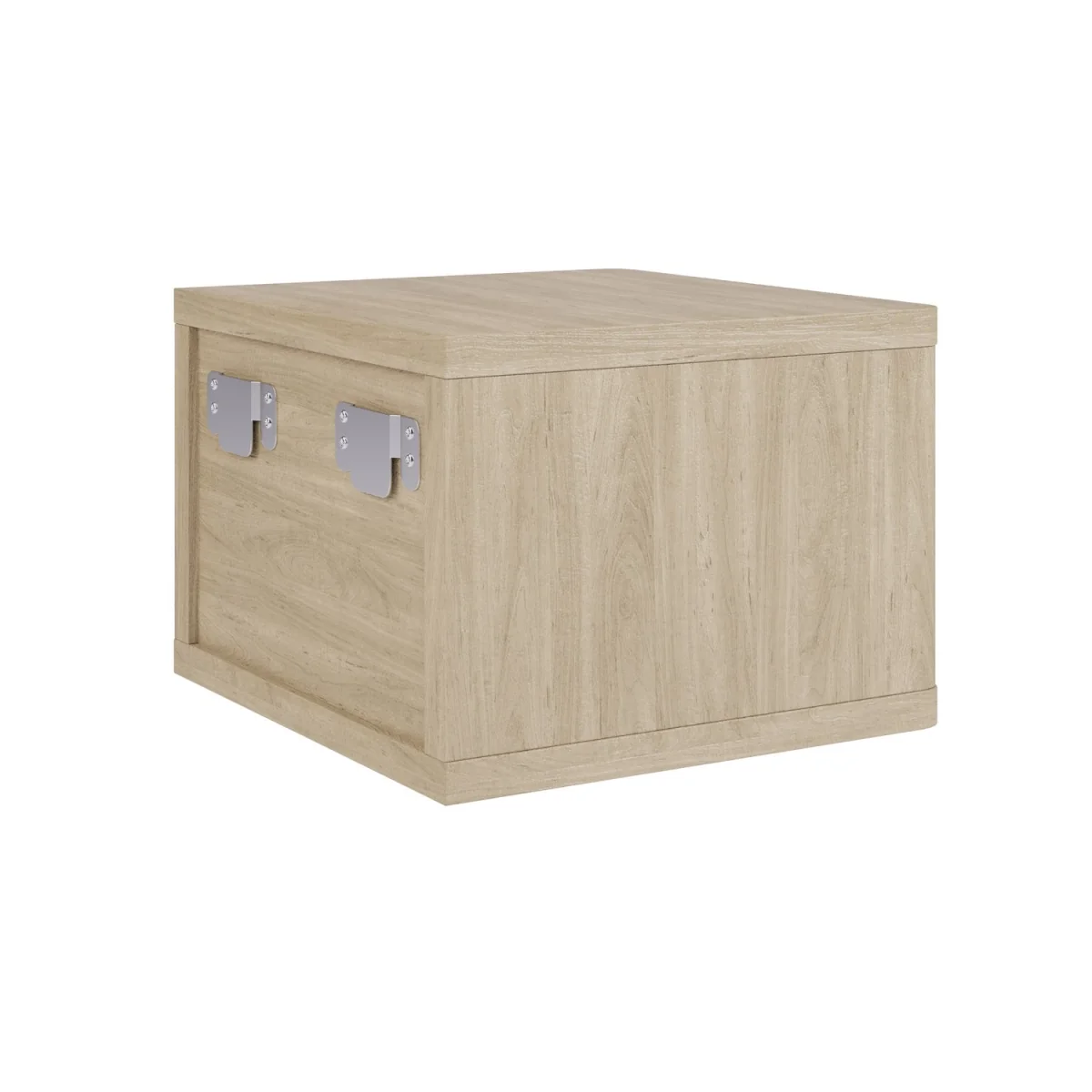 Oak Ribbed Floating Bedside Table with Drawer - Valencia – image 8