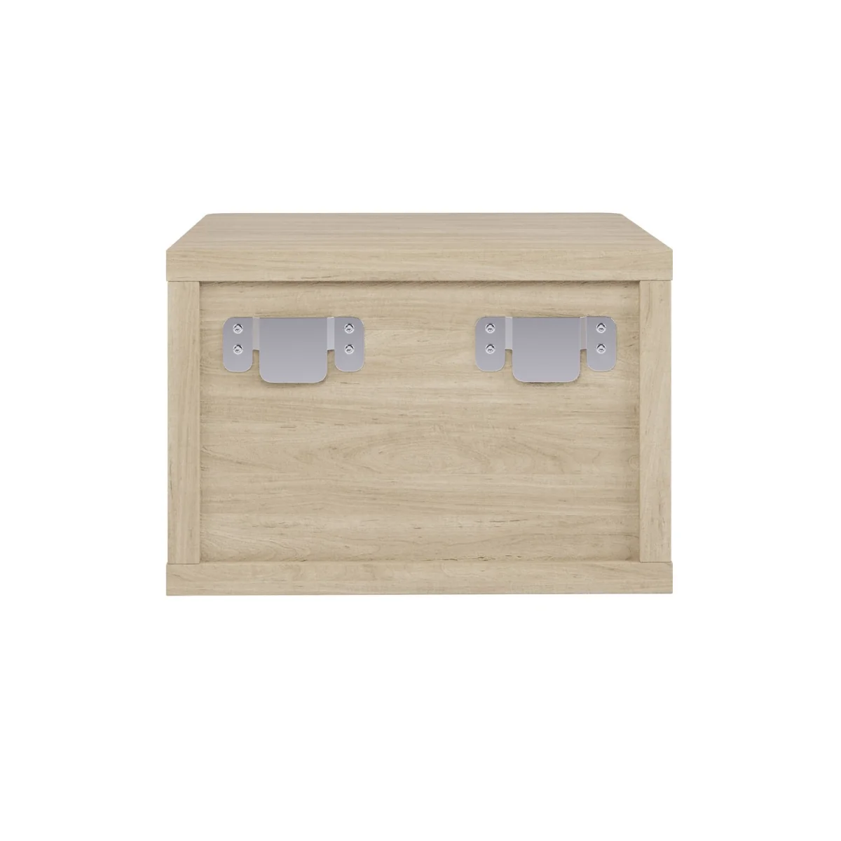 Oak Ribbed Floating Bedside Table with Drawer - Valencia – image 9