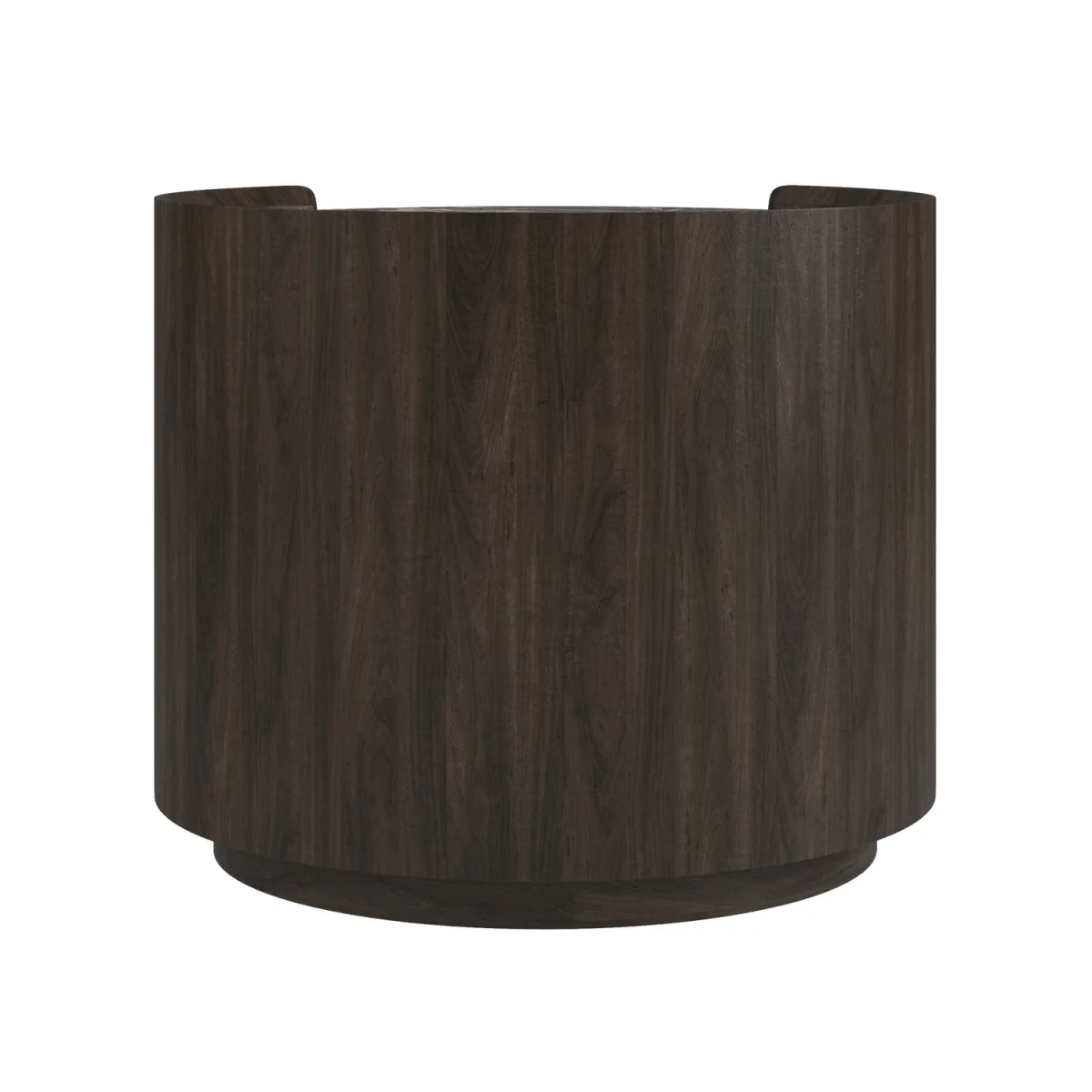 Walnut and Marble-Effect 2 Drawer Bedside Table - Raffaele – image 6