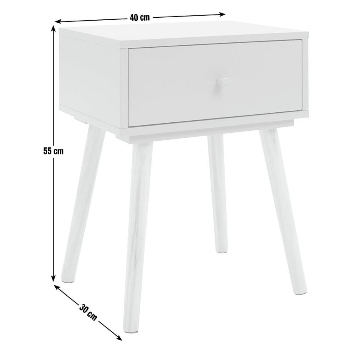 Habitat Otto 1 Drawer Bedside Table - Green – image 4