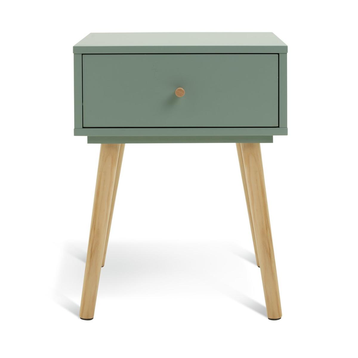 Habitat Otto 1 Drawer Bedside Table - Green – image 9