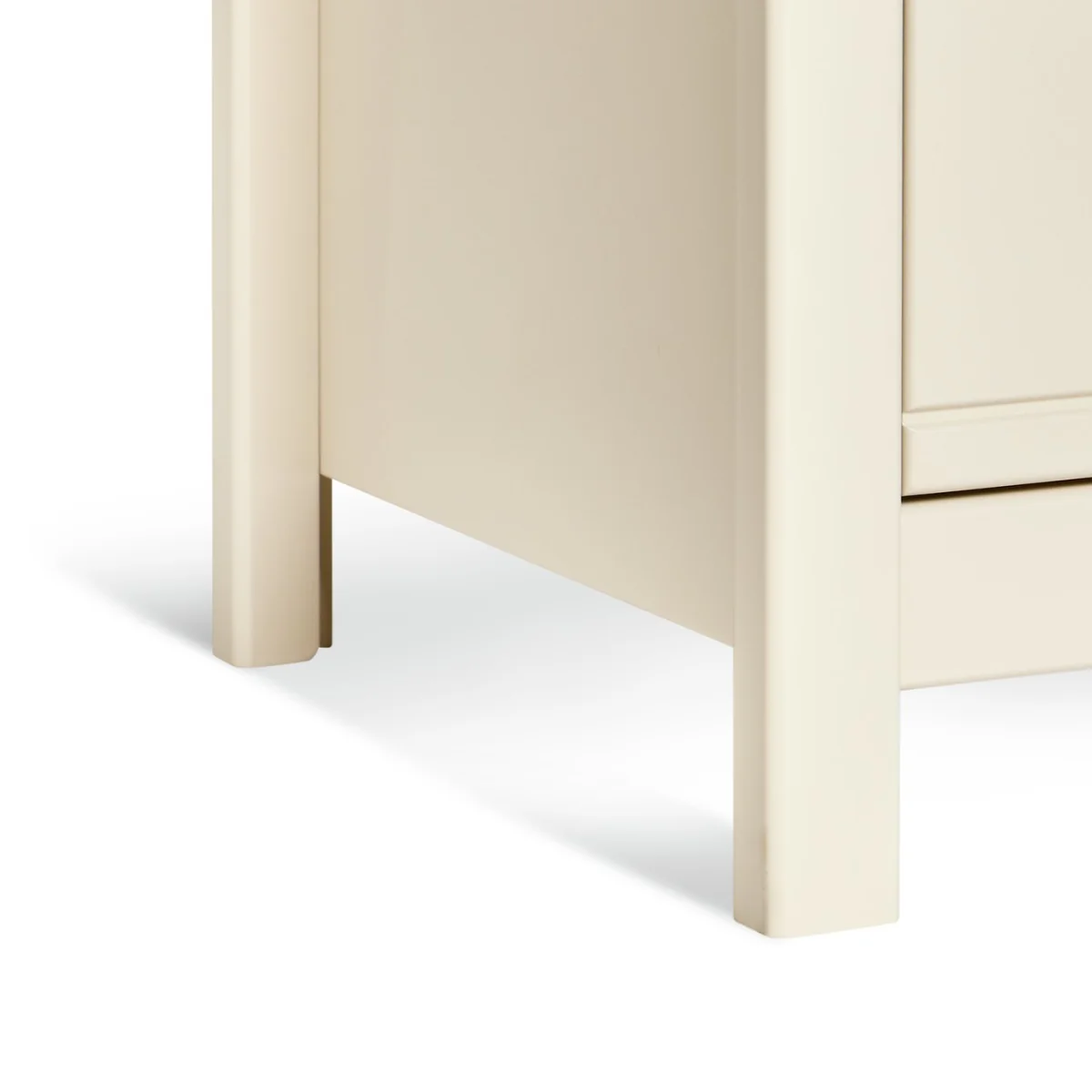 Habitat Brooklyn 2 Drawer Bedside Table - Cream and Oak – image 7