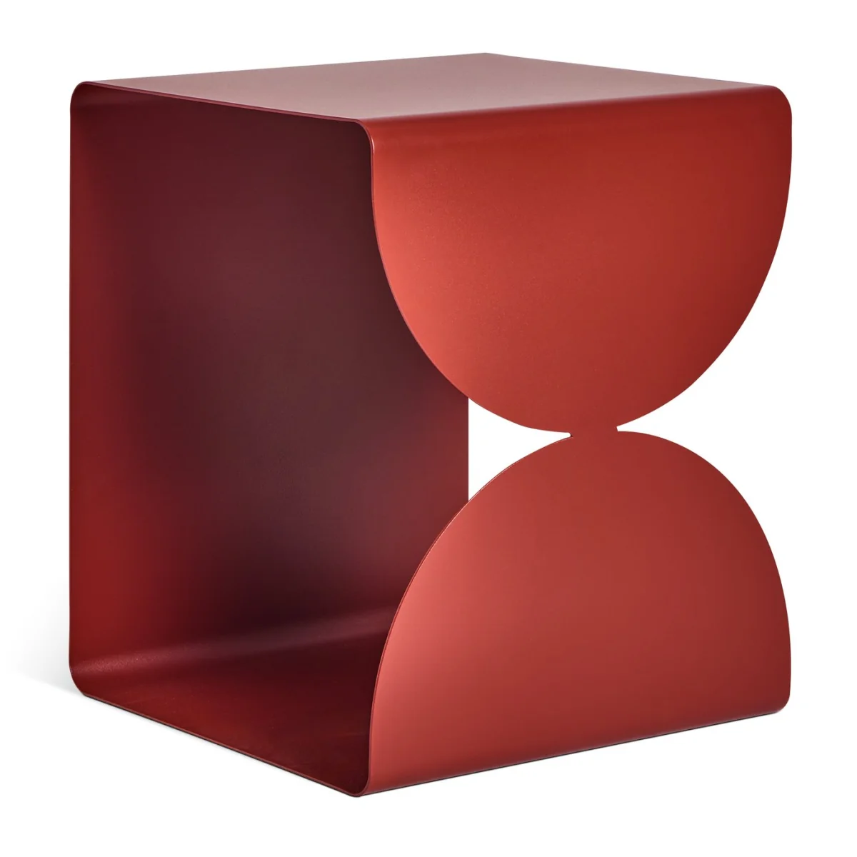 Habitat Iro Bedside Table - Burgundy – image 3