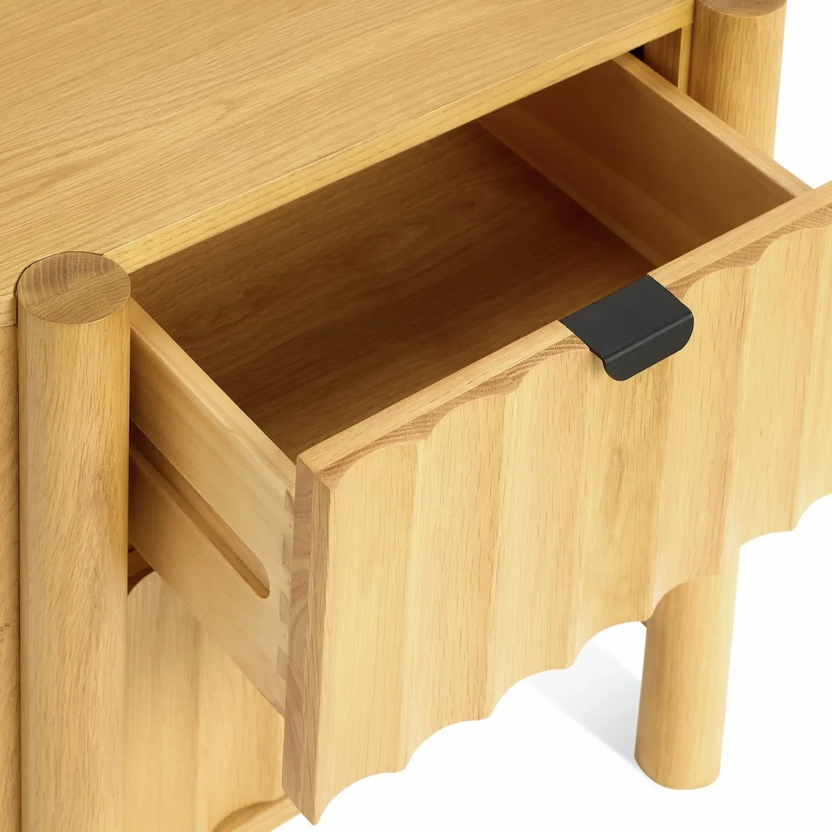 Habitat Heena 2 Drawer Bedside Table - Natural Wood – image 6