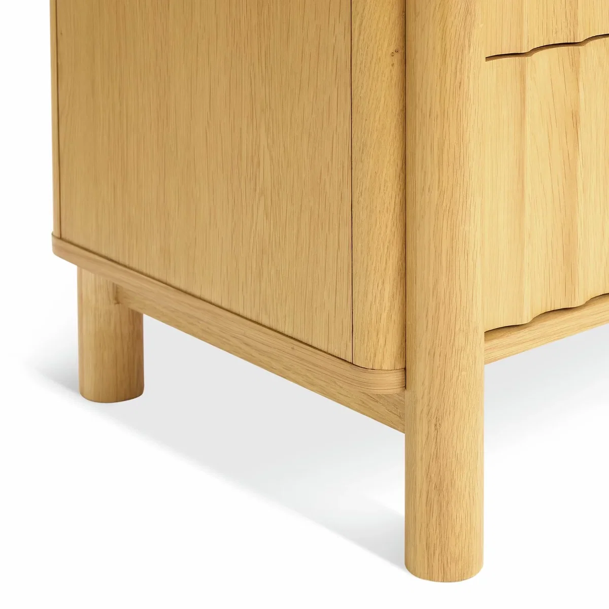 Habitat Heena 2 Drawer Bedside Table - Natural Wood – image 7